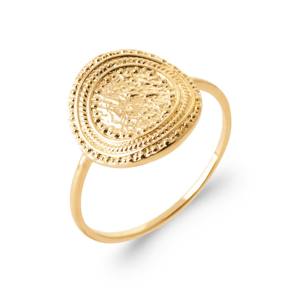 Bague dorée Flavie