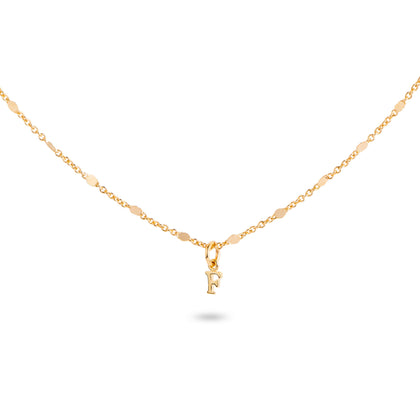 Collier personnalisable doré pour initiales et charms Laora