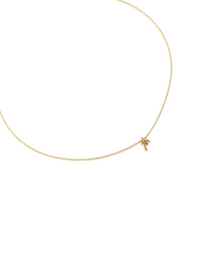 Collier doré Palmier