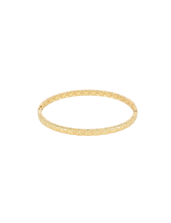 Bracelet jonc doré Axia
