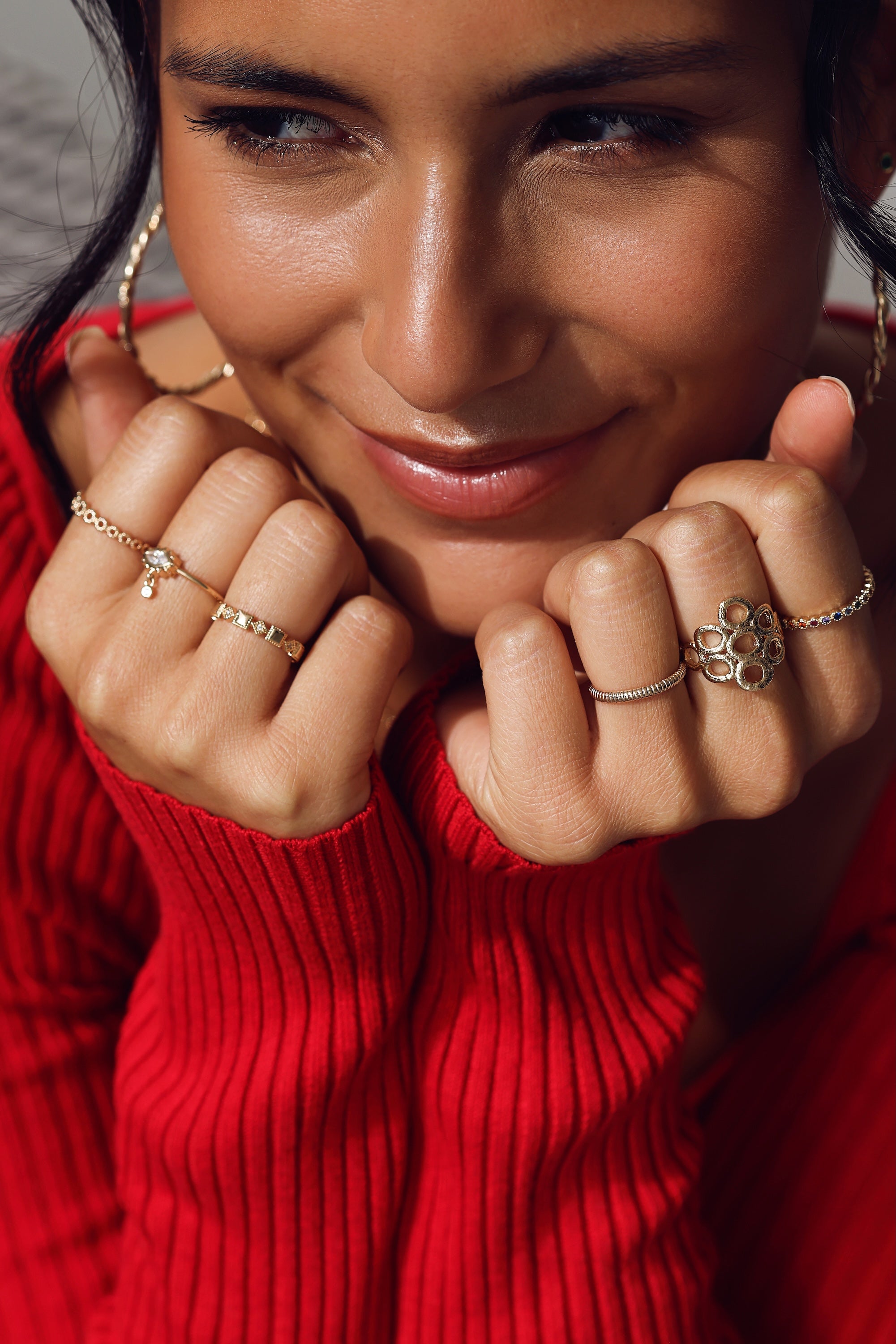 Bague dorée Isabella
