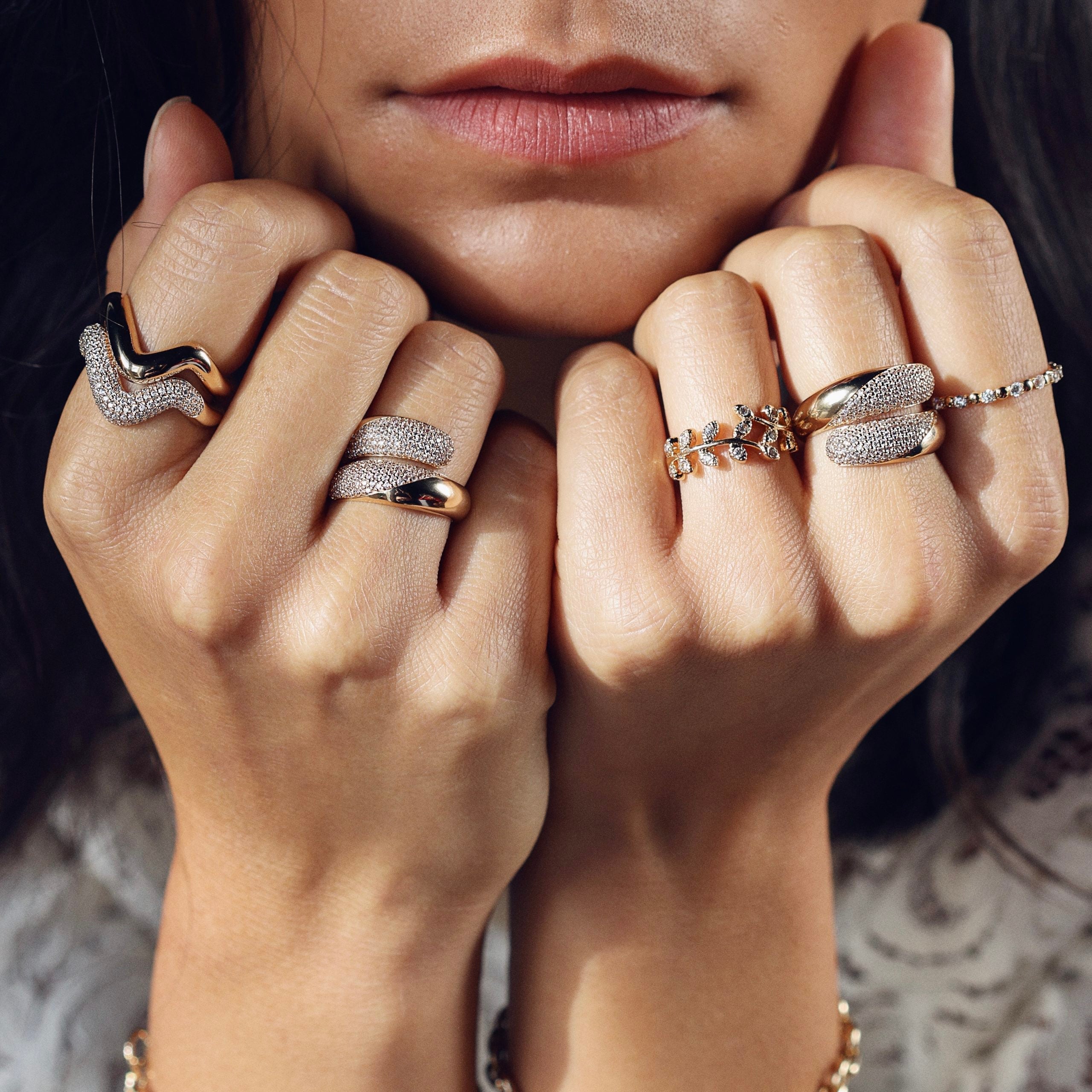 Bague dorée GALA