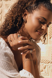 Bague dorée Fosca