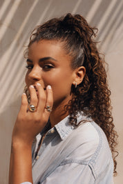 Bague dorée Mima