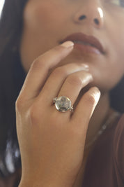 Bague réversible Joy personnalisable en argent pour gravure - Bijou porté