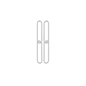 Boucles pendantes argent Abby Diamant