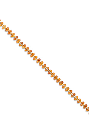 Bracelet doré Jahnis ambre