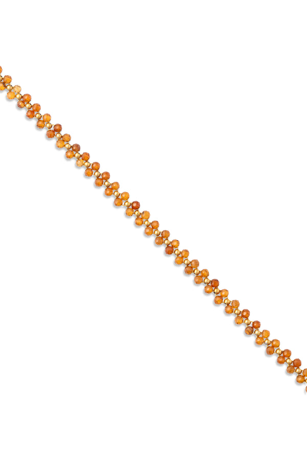 Bracelet doré Jahnis ambre