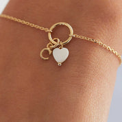 LILOU – Bracelet personnalisable doré - Bijou porté