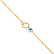 Bracelet personnalisable doré pour initiales et charms Lilou Protect