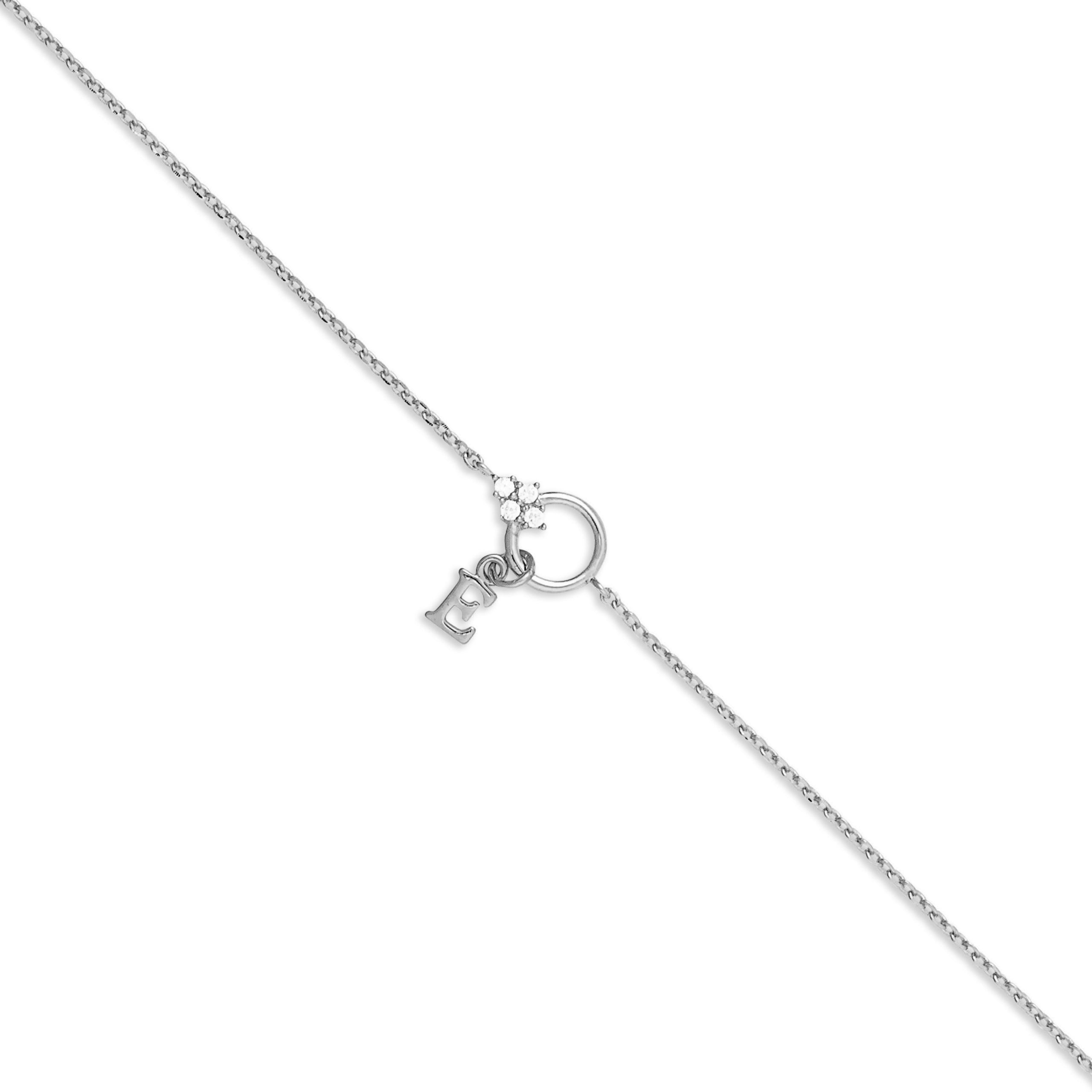 JANNY - Bracelet personnalisable alphabet ou charms argent et zircons