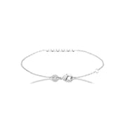 Bracelet argent zircons HARRY - Bijou photographié sur fond blanc