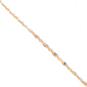 Bracelet Kemala doré maille fine  - Bijou photographié sur fond blanc 