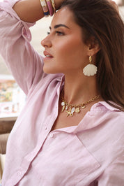 Collier doré Ainoa - Bijou porté