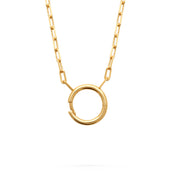 Collier doré pour charms Céline