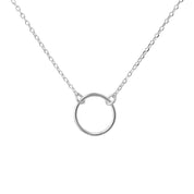 LILOU PROTECT - Collier personnalisable argent avec un œil nacre