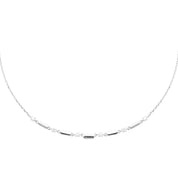 Collier Natalia argent 925 zircons - Bijou photographié sur fond blanc 