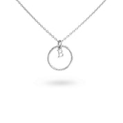 Collier personnalisable argent initiales et charms Adèle