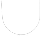 Collier en argent zircons Issa - Bijou photographié sur fond blanc