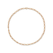 Collier doré Claudine - Bijou photographié sur fond blanc 