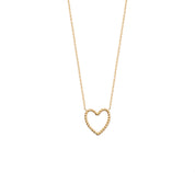 Collier doré EVANA - Bijou photographié sur fond blanc 