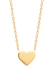 Collier doré personnalisable avec médaille à graver Regina - Photo sur fond blanc