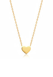 Collier doré personnalisable avec médaille à graver Regina - Photo sur fond blanc