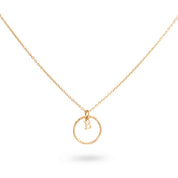Collier personnalisable doré initiales et charms Adèle
