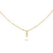 LAORA – Collier personnalisable doré initiales et charms
