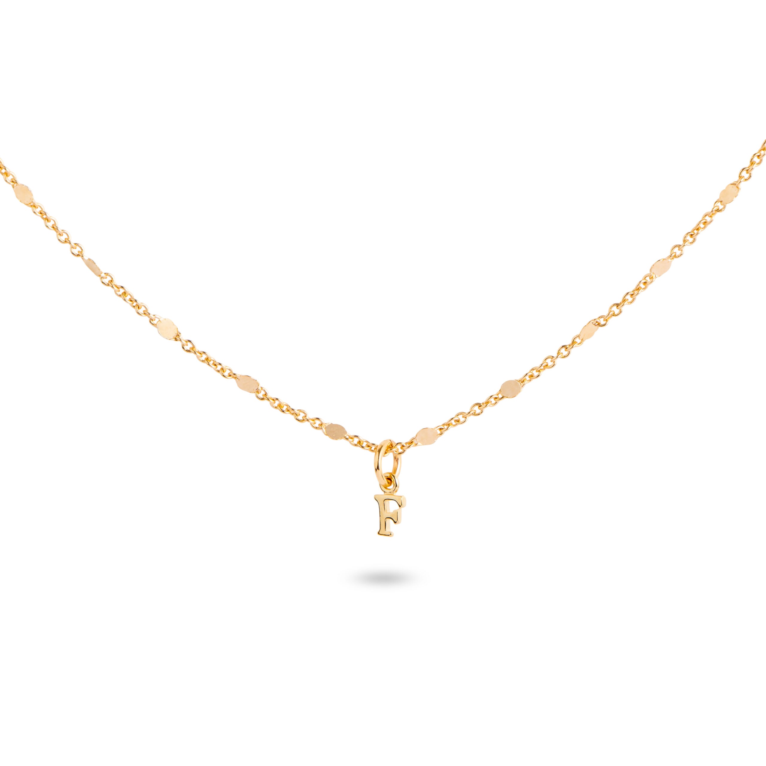 LAORA – Collier personnalisable doré initiales et charms