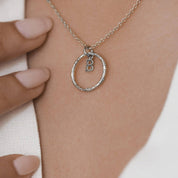Collier personnalisable argent initiales et charms Adèle