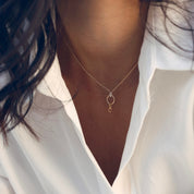 Collier personnalisable doré initiales et charms JANNY