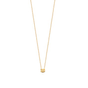Collier pour enfant doré pendentif chat - Bijou photographié sur fond blanc 