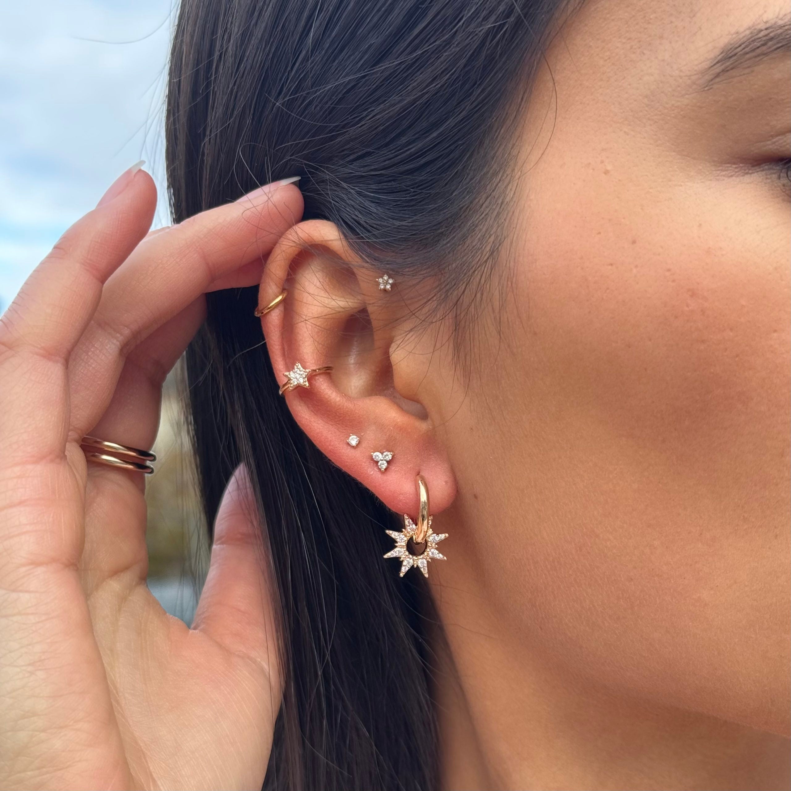 Bague d'oreille Star