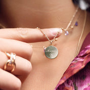 Collier personnalisable doré Alba - Bijou porté