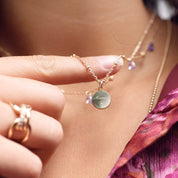 Collier personnalisable doré Alba - Bijou porté