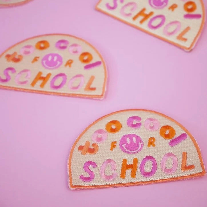 Patch thermocollant TOO COOL FOR SCHOOL ambiance