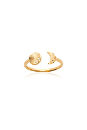 Bague dorée Anissa
