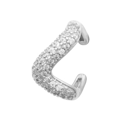 Bague d'oreille argent Dune zircons