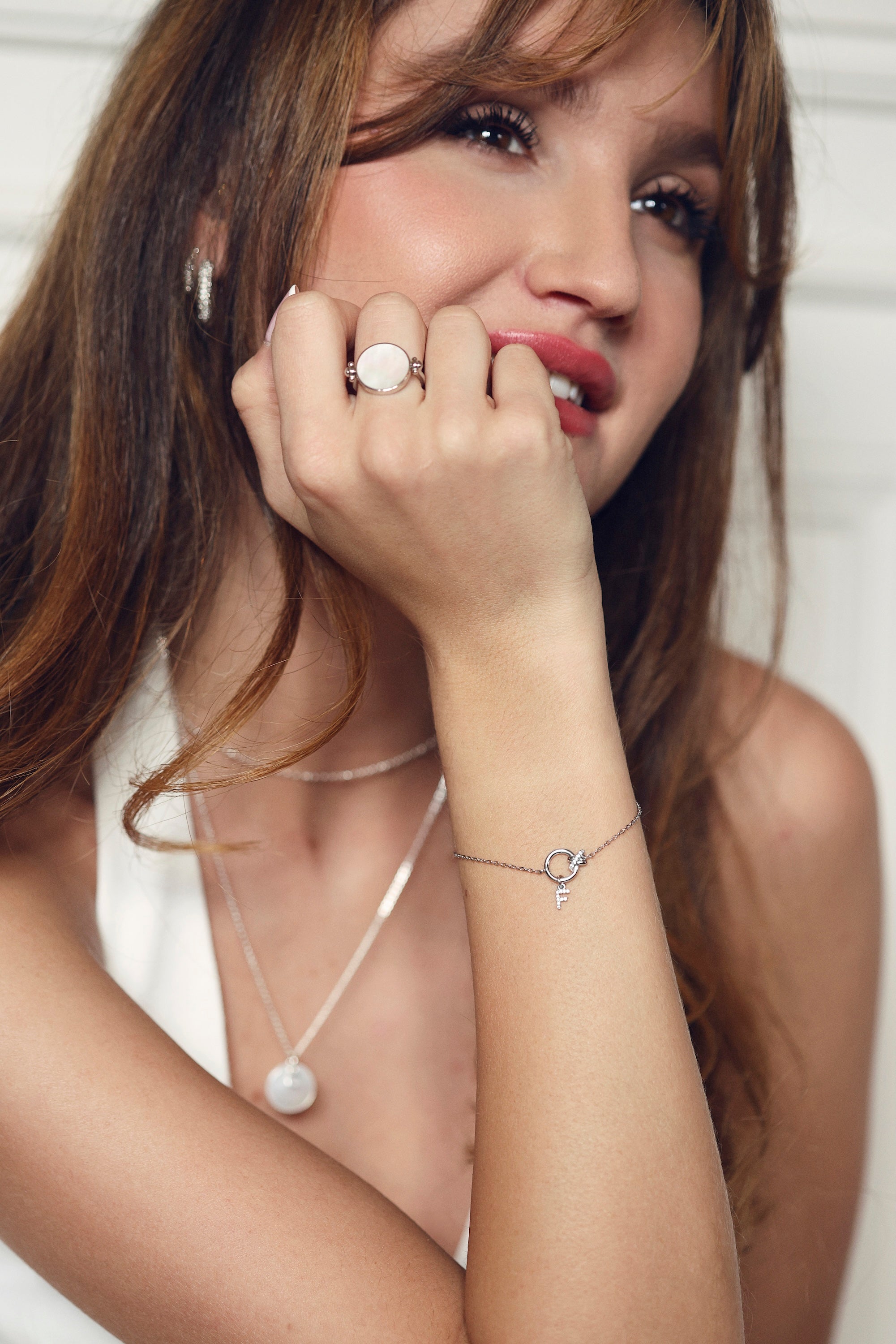 Bague réversible Joy personnalisable en argent pour gravure - Bijou porté