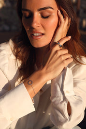 Bague en argent Fosca gouttes - Bijou porté