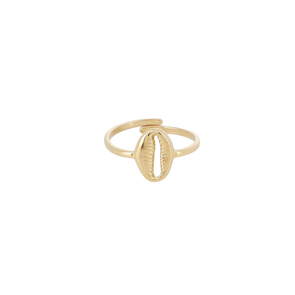 Bague dorée Cauri