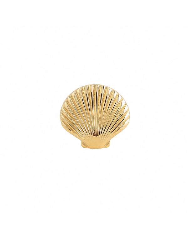 Bague dorée Shell