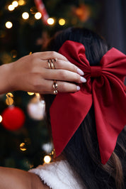 Bague dorée Nana spirale - Bijou porté