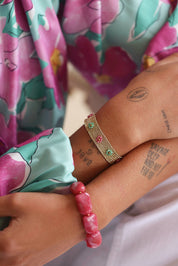 Bracelet doré Filomena - Bijou porté