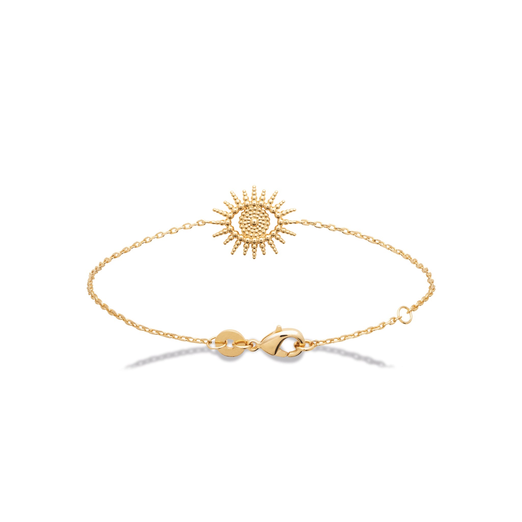 Bracelet doré Ilaria œil - Bijou photographié sur fond blanc