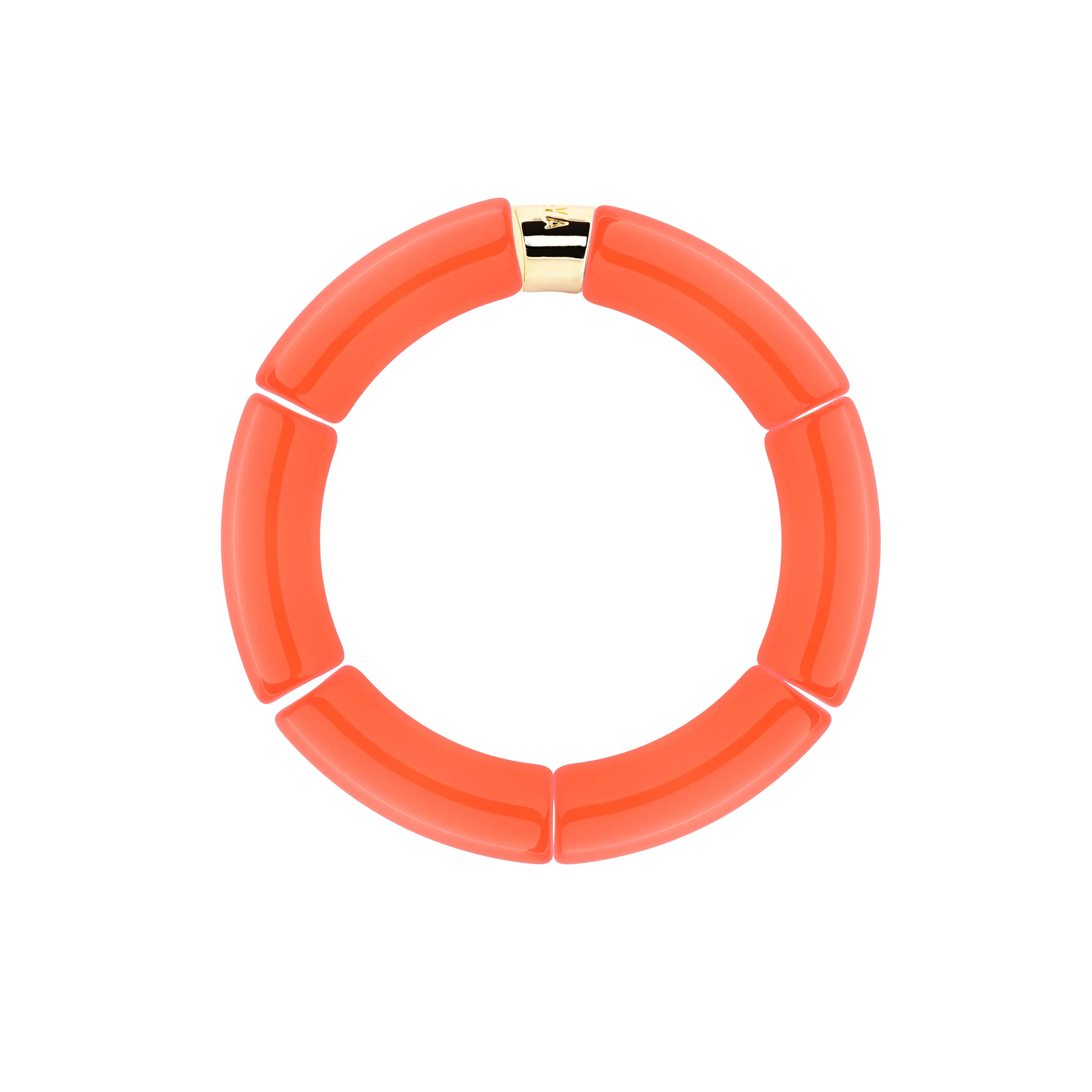 Bracelet doré Riviera Laranja 2 - Bijou photographié sur fond blanc