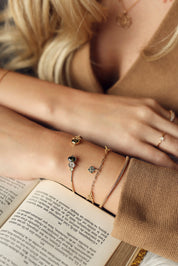 Bracelet doré chaîne serpent Flaviena - Bijou porté