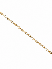 Bracelet fin doré Anira en maille marine - Bijou sur fond blanc