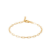 Bracelet doré maille fine Camilla - Bijou photographié sur fond blanc